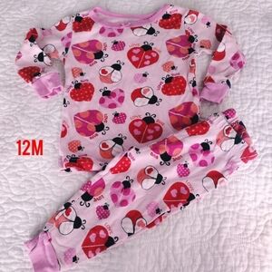 12 month baby girl pajama set bundle